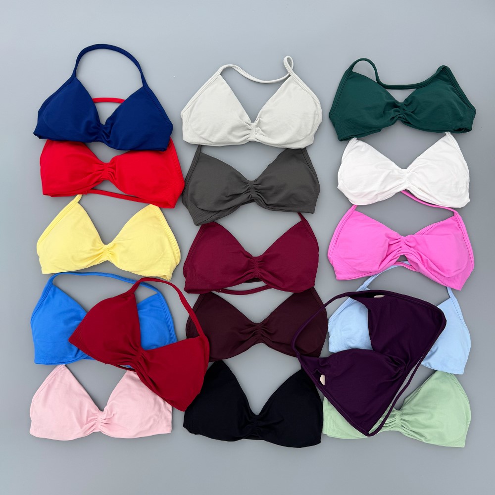 Push Up Bra Padded - Top Deportivo con Tirantes para Mujer,