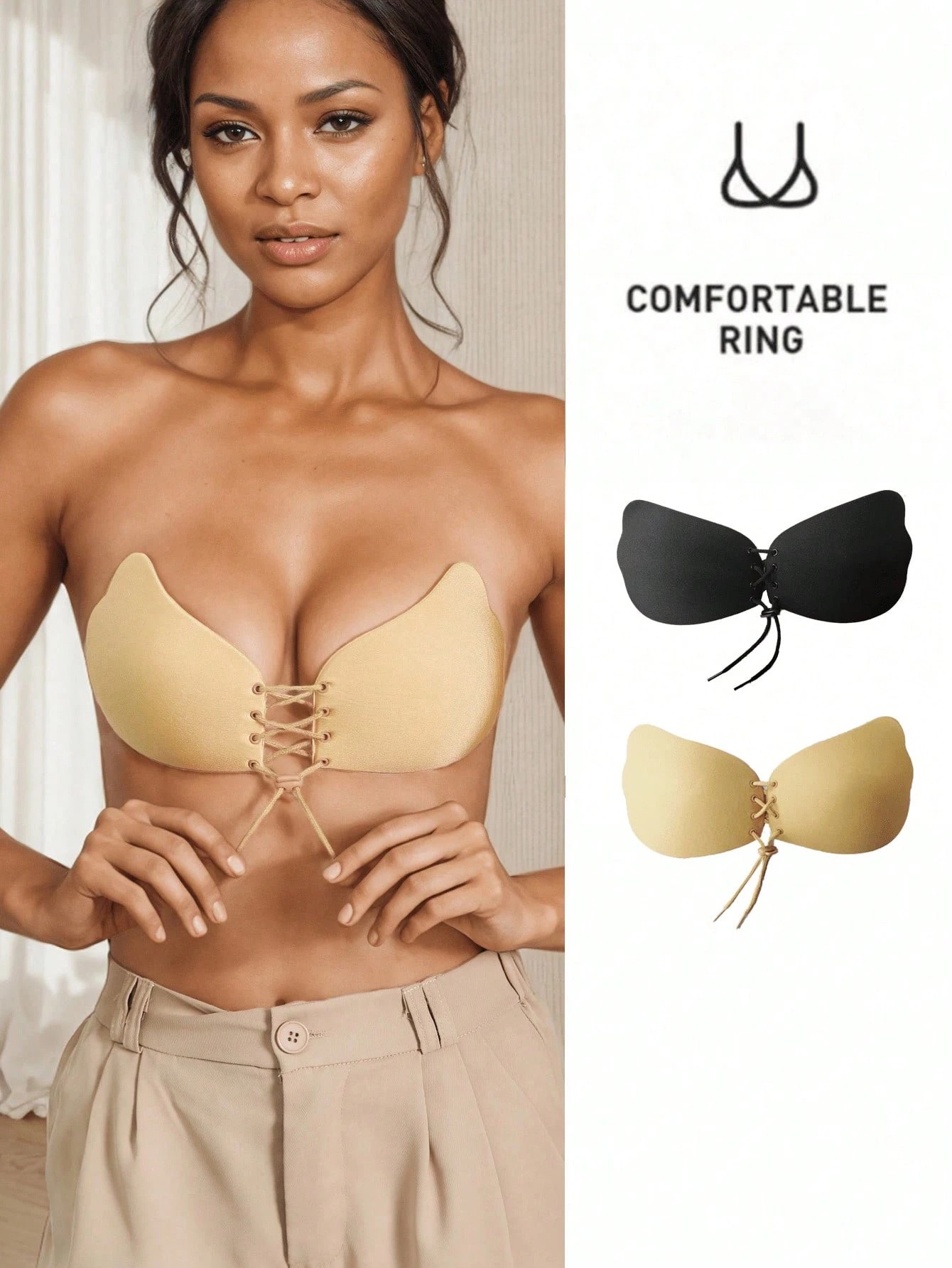 Strapless Bra Backless - 1 sujetador adhesivo, sujetador sin tirantes